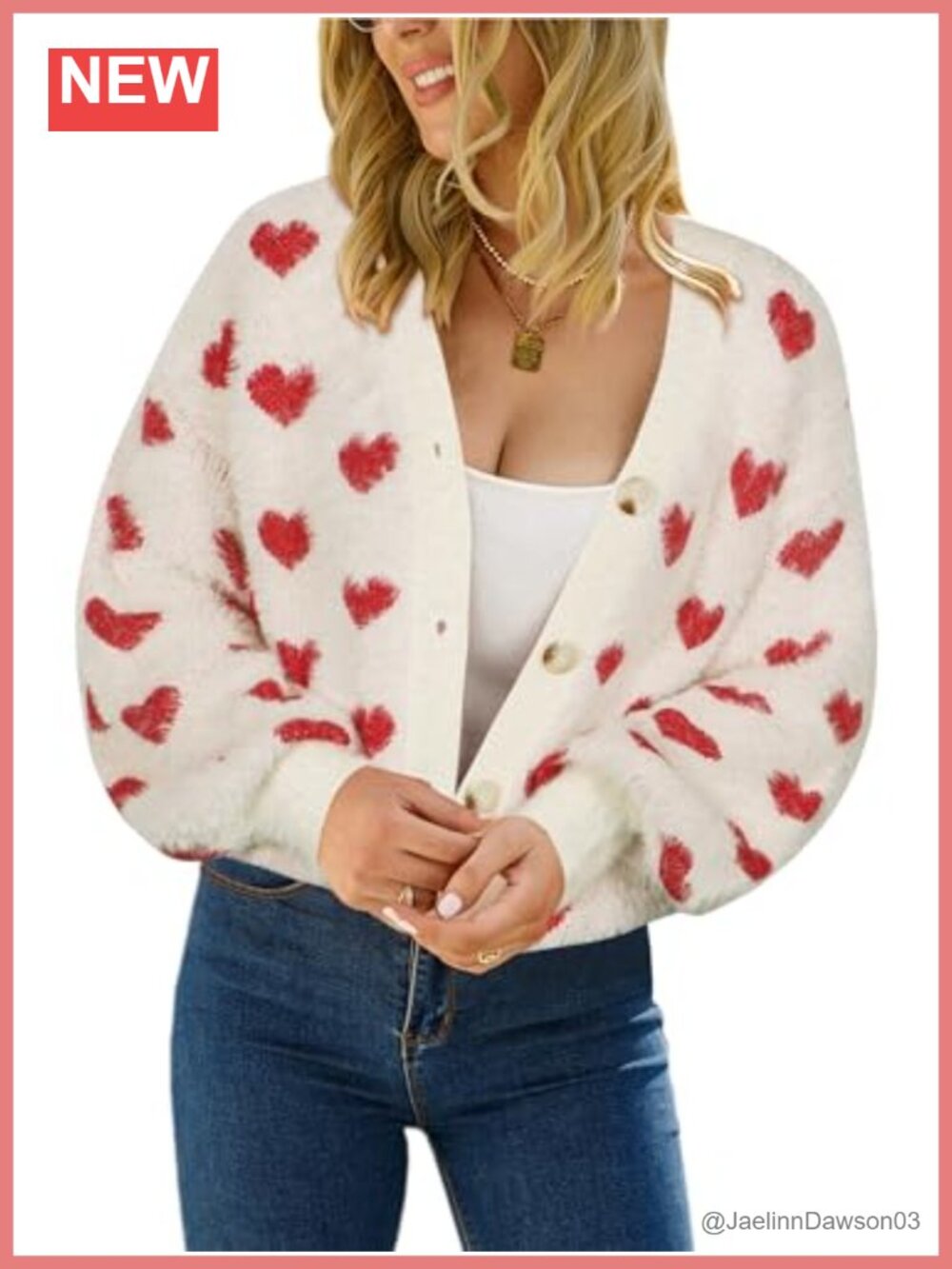 Women Floral Cropped Cardigan Fuzzy Daisy Print Knit Sweater